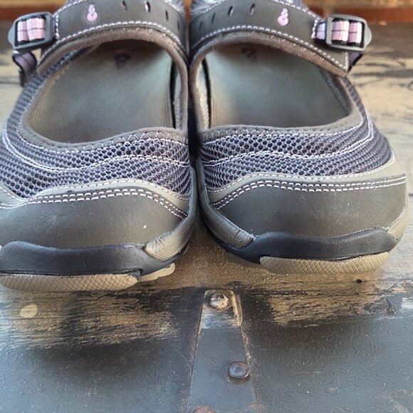 Ahnu Mary Jane Sandals Womens Sz 7.5 Slip on Gray  Pink/Purple Gorpcore Outdoor - Picture 5 of 14